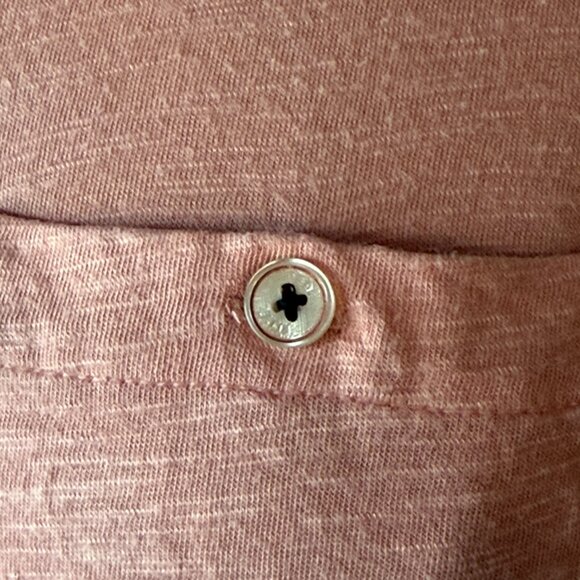Men's Ted Baker salmon t-shirt 3XLarge pastel preppy designer heathered pink - Picture 3 of 10